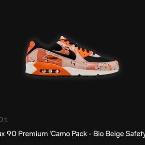 Nike Air Max 90 Camo Pack Beige and Orange